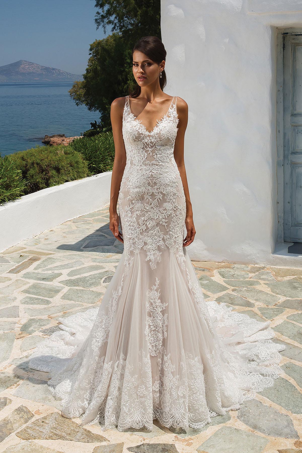venetian lace wedding dress